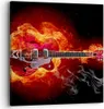 Bild auf Leinwand - Leinwandbild - Instrument Flammen Produktbild-Vorschau 1