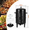 Izrielar Smoker Údiareň Gril na drevené uhlie Údiareň 3 v 1 Náhľad obrázku produktu 2