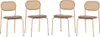 Sweiko 4er set Esszimmerstuhl, moderner, einfacher Produktbild-Vorschau 1