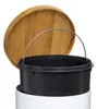 Odpadkový kôš NATUREO, 30 l, kov, biely Náhľad obrázku produktu 5