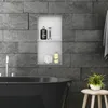 LuxeBath Nicchia doppia da parete in acciaio inox, 30x60x10 Anteprima dell’immagine prodotto 1