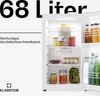 Klarstein Kühlschrank, Mini Kühlschrank mit Glastüre, 68L Produktbild-Vorschau 2