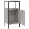 vidaXL Noční stolek Grey Sonoma Oak 41x31x80 cm Dřevěný Náhled obrázku produktu 4