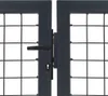 vidaXL Gartentor mit Pfosten Stahl 350 x 100 cm Anthrazit Produktbild-Vorschau 2
