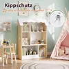 KOMFOTTEU, drewniana półka na książki dla dzieci z 5 Podgląd zdjęcia produktu 2