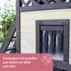 Katzenhaus 4-Seasons Deluxe 88x57x77 cm Produktbild-Vorschau 7