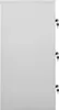 A white metal cabinet with several locks and keys attached to the side. Voir les images du produit