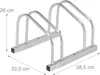 Relaxdays Fahrradständer Boden, für 2 Fahrräder, bis 50 mm Produktbild-Vorschau 4