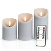 Meisterhome® 3er-Set Flammenlose LED Kerzen mit Timer Produktbild-Vorschau 1