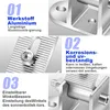Yakimz 4x Solarhalterung Solarpanel Halterung Produktbild-Vorschau 5