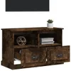 The Living Store TV-Schrank Räuchereiche 80x35x50 cm Produktbild-Vorschau 3