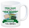 Bester Lehrer der Welt Kaffeebecher Produktbild-Vorschau 1