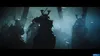 A group of samurai warriors in dark armor stand in a misty, dark environment. Produktbild-Vorschau