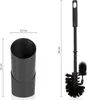 A toilet brush and its holder are shown with dimensions indicated. Anteprima dell’immagine prodotto