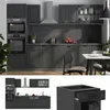 Cuisine Vicco R-Line Anthracite campagne 300cm avec armoire Voir les images du produit 7