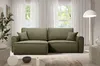 Furnisell Ecksofa L Form Cord Sofa "MARTIN", Olivgrün Produktbild-Vorschau 1