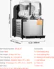 VEVOR kommerzielle Slush-Maschine 4 L x 2 Doppeltank Produktbild-Vorschau 7