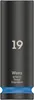 Wera Steckschlüsseleinsatz 1/2"-Antrieb 19.0 x 83.0 mm Blau Produktbild-Vorschau 1