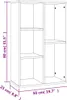 vidaXL Regał/szafka nocna z wędzonego dębu 50x25x80 cm Podgląd zdjęcia produktu 13