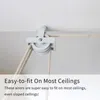 MonsterShop 1,2 m - Stendibiancheria a soffitto salvaspazio Anteprima dell’immagine prodotto 8