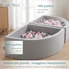 KiddyMoon 90x30cm/200 palline ∅ 7cm Piscina Triangolare a Anteprima dell’immagine prodotto 3