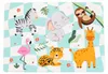 Safari Bastelunterlage 45 x 65 cm – abwischbare Produktbild-Vorschau 1