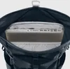 Inside view of a backpack showing a laptop compartment. Produktbild-Vorschau