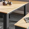 Ensemble de table à manger Vicco Sentio Anthracite/chêne Voir les images du produit 3