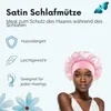 Satin Schlafmütze – 1 Stück – Bonnet – Satinhaube – Produktbild-Vorschau 4