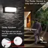 LED Wandleuchte mit Bewegungsmelder, Außenwandleuchte aus Produktbild-Vorschau 3