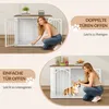 Hundekäfig Möbel, 80 x 60 x 63 cm, Braun und Weiß | Produktbild-Vorschau 2