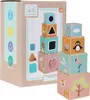 Holzwürfel-Turm Bildung 4 Stück Produktbild-Vorschau 1