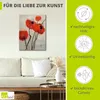 ARTland Leinwandbild Roter Mohn Größe: 45x60 cm Produktbild-Vorschau 2