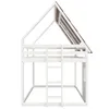 Flieks etagesbed 140x200 cm met raam en dak, kinderbed in Productafbeelding-voorbeeld 6