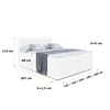 ALTDECOR Boxspringbett mit 2 Matratzen und Topper - 200x200 Produktbild-Vorschau 6