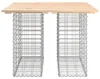 vidaXL Gabionový zahradní stůl 100x102x72 cm z masivního Náhled obrázku produktu 3