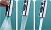A collage of three images showing a faucet spray head demonstrating different water flow patterns. Anteprima dell’immagine prodotto