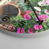 Wanduhr - Rund - Glasuhr - Pflanzen Garten Frühling Natur - Produktbild-Vorschau 5