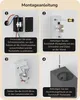 EDISHINE 2er LED Wandleuchte Innen/Aussen, Wandlampe Up Produktbild-Vorschau 9
