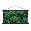 MuchoWow® Textilposter Smaragd - Gold - Abstrakt - Muster Produktbild-Vorschau 1