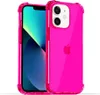 A neon pink iPhone 12 Mini case is shown against a white background. Produktbild-Vorschau