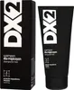 A black box and a black tube of DX2 shampoo for men are shown against a white background. Podgląd zdjęcia produktu