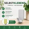 12 Edelstahl Handtuchhaken Klebehaken Wandhaken Bad Küche Produktbild-Vorschau 2