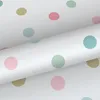 Walls4You Tapeta duże kropki niebieskim,zielonymIróżowym - Podgląd zdjęcia produktu 4