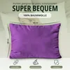 set di 2 copricuscini 100% cotone 40x60 cm viola Anteprima dell’immagine prodotto 3