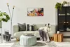 Dekor Leinwand Uhr Wandbilder Geräuschlos 60x30 Malerei Produktbild-Vorschau 4