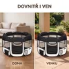 IvoQ Skládací ohrádka pro štěňata se střechou – 114 x 114 x Náhled obrázku produktu 6