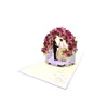 3D Pop-up-Hochzeitskarte mit Rosenblumenbogen und Produktbild-Vorschau 2