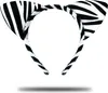 Oblique Unique Haarreif Zebra Ohren Haarreifen für Fasching Produktbild-Vorschau 3