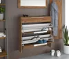 Schuhschrank Oliva 2 hängend Basic vintage eiche Produktbild-Vorschau 3